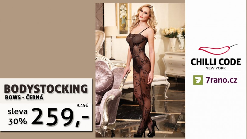 Aktuální akce - Síťovaný bodystockings Bows se slevou 30%